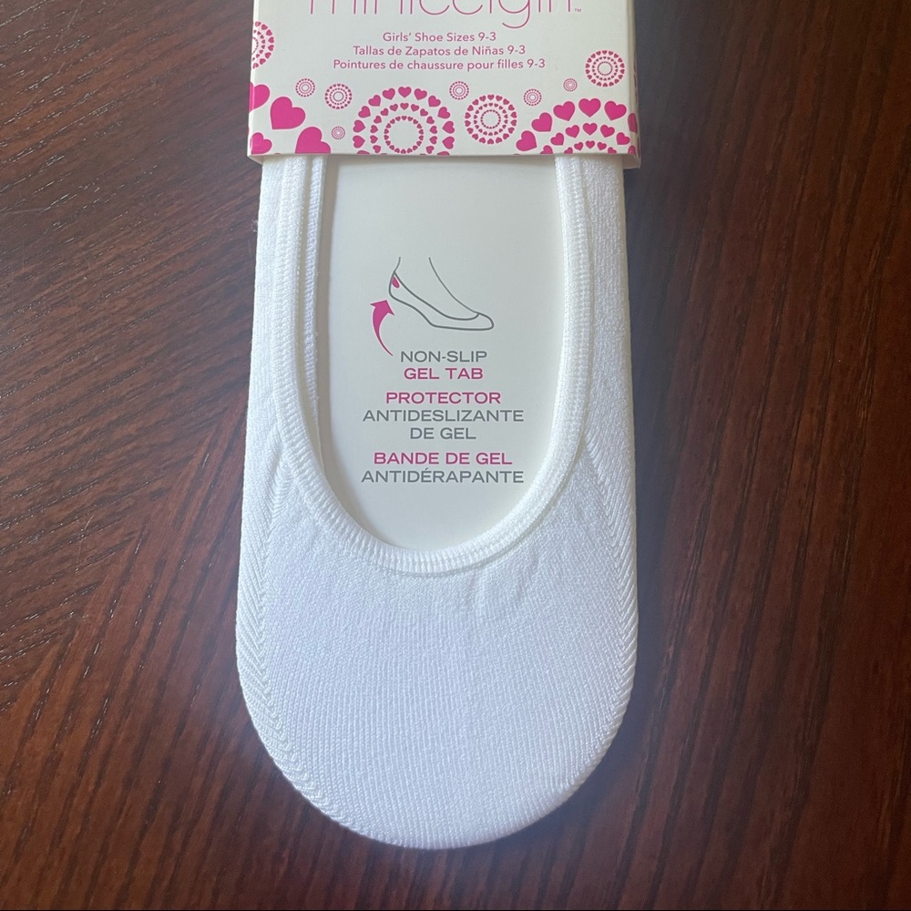 Liner Socks/Ultra Low Cut w/Gel Tab/Girls/Medium/Shoe 9-3